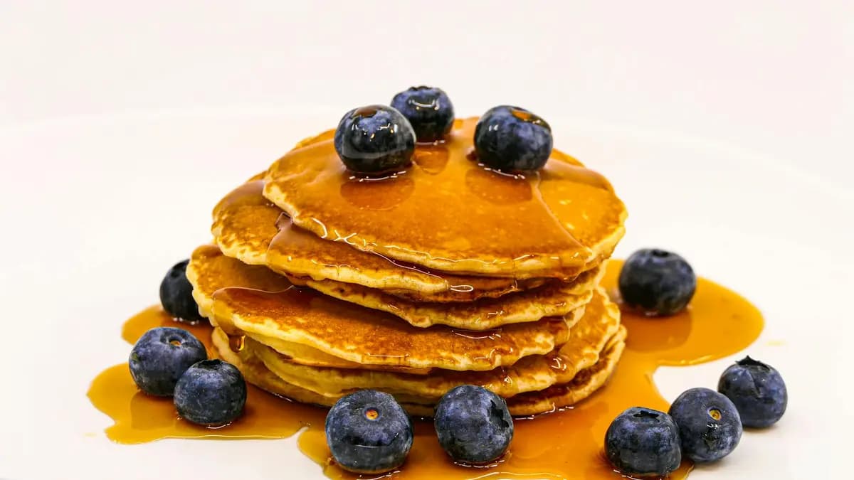 Pfannkuchen Amerikanische Pancakes